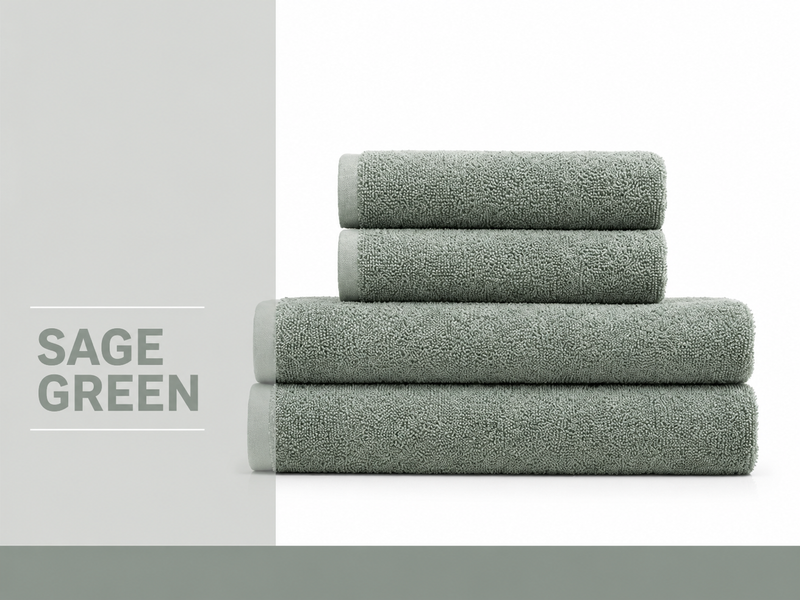 Рушник махровий Nostra Sage Green 400 г/м&sup2;, 100% бавовна 7318426509731 фото