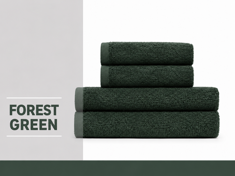 Рушник махровий Nostra Forest Green 400 г/м&sup2;, 100% бавовна 7318426511970 фото