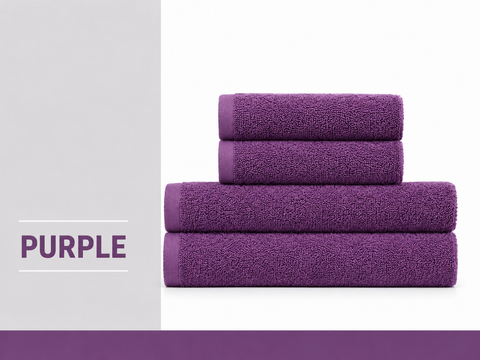 Рушник махровий Nostra Purple 400 г/м&sup2;, 100% бавовна 7318426515384 фото